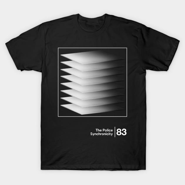 Synchronicity / Minimalist Graphic Artwork Design T-Shirt by saudade